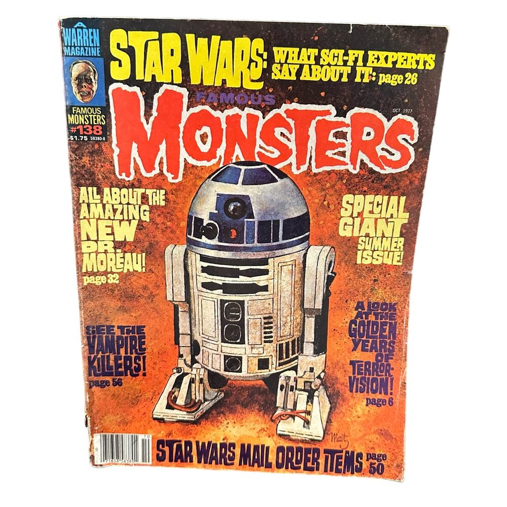Star Wars Monsters of Filmland #138 Warren Magazine 1977